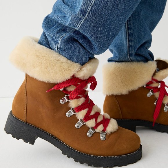 J. Crew Shoes - NWT - J. Crew Nordic Boots - F8444 Glazed Pecan - Size 9 Women's